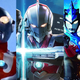 Three generations of Ultra Warriors—the original Ultraman, the armored star of the new Ultraman anime, and the brotherly protagonists of last year’s Ultraman R/B.